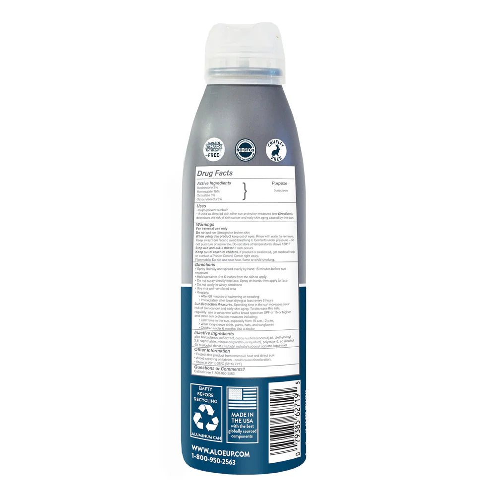 Aloe Up Sport SPF 50 Spray - 5.5oz