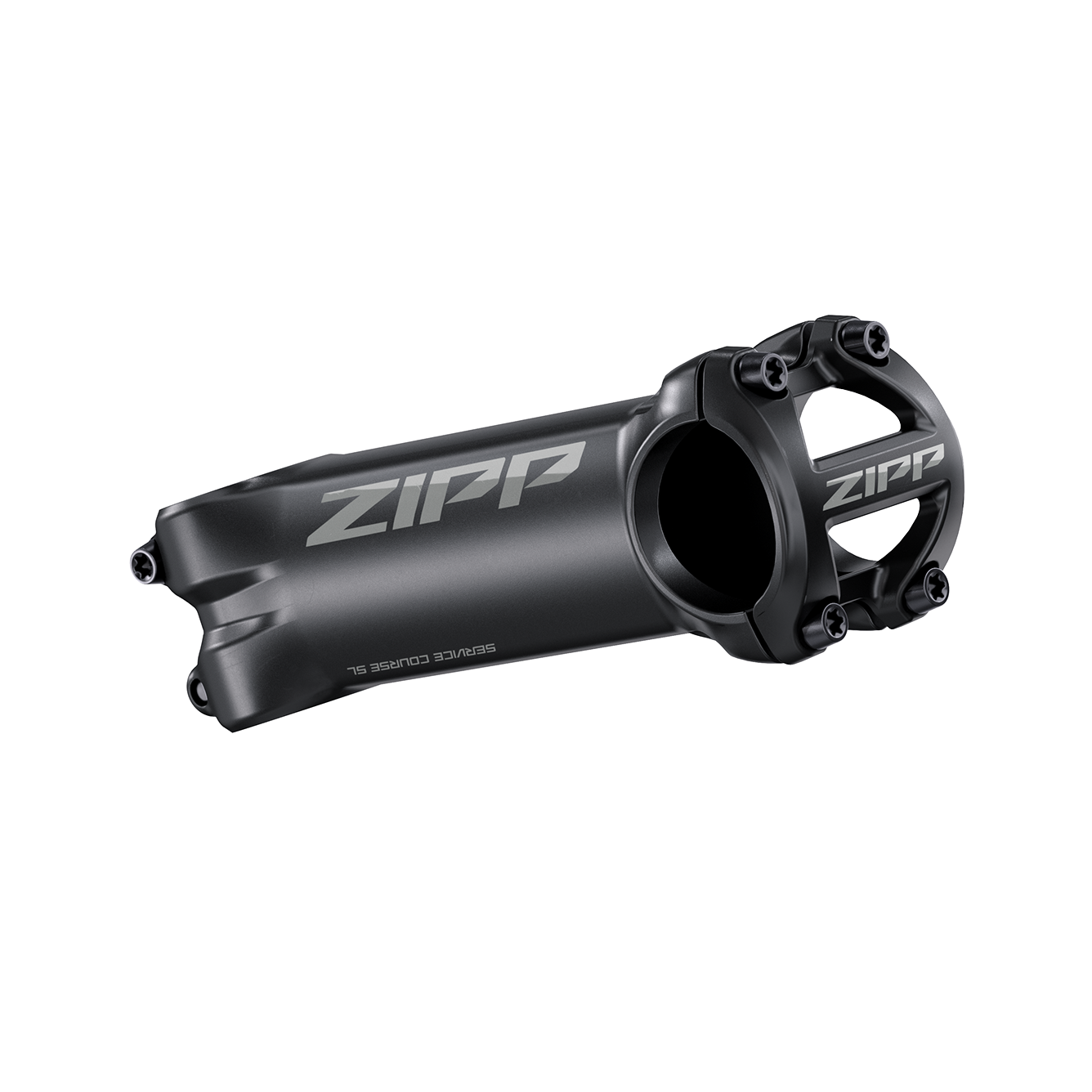 ZIPP SERVICE COURSE SL-OS STEM ±6° - 1.125-1.25MM STEERER - MATTE BLACK W/ GLOSS LOGOS