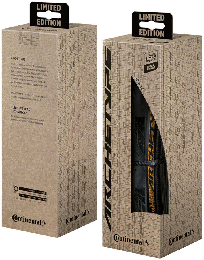 Continental Archetype Tire - 700 x 30 - Tubeless - Tour de France Limited Edition