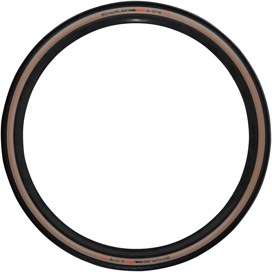 Schwalbe G-One RS Tire - 700 x 40 - Tubeless - Black/Transparent